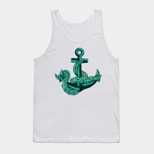 Anchor With Octopus Tank Top